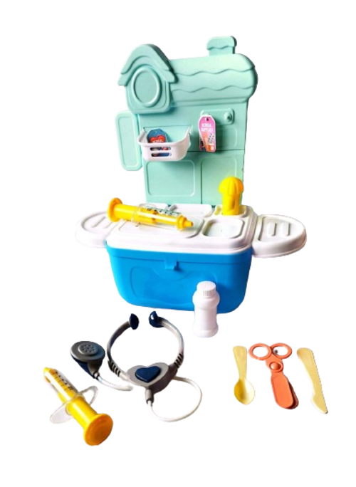 Set Mi Primer Maletin Medico 2 En 1 para niños