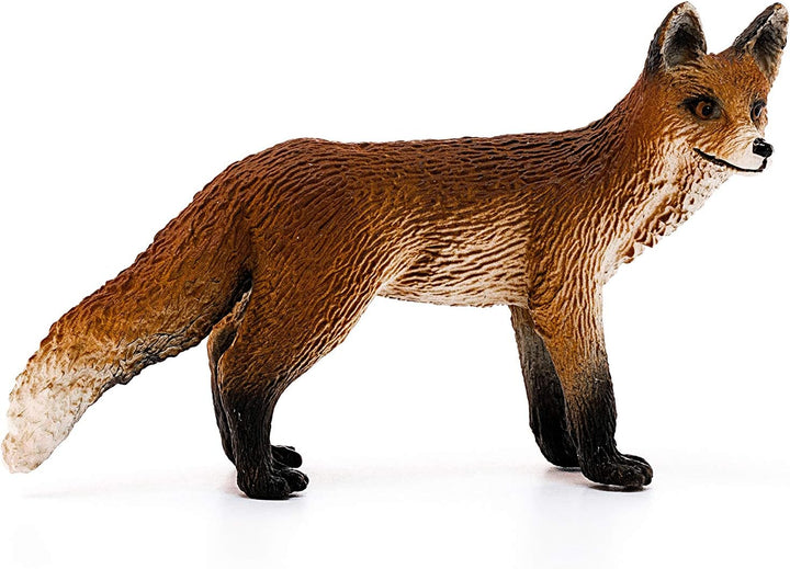Figura Animales Zorro Pintado A Mano