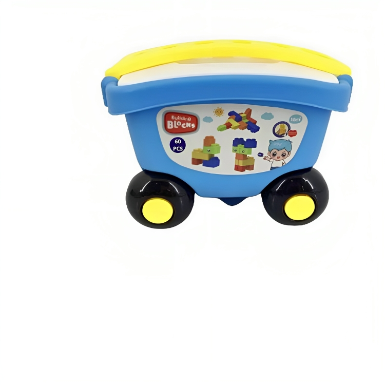 Juego Vagón Bloques Construcción 2 En 1 Niños