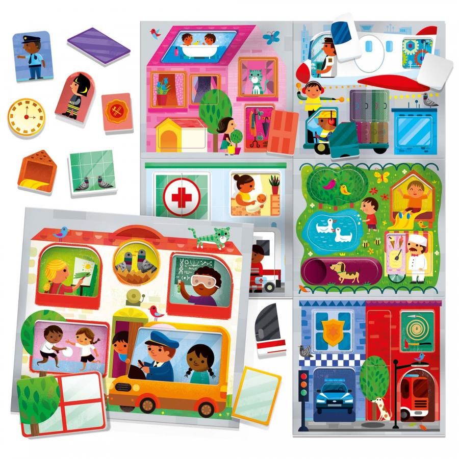 Juego Montessori Vida En La Ciudad