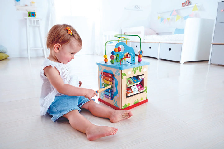 Cubo De Actividades Laberintos Xilofono