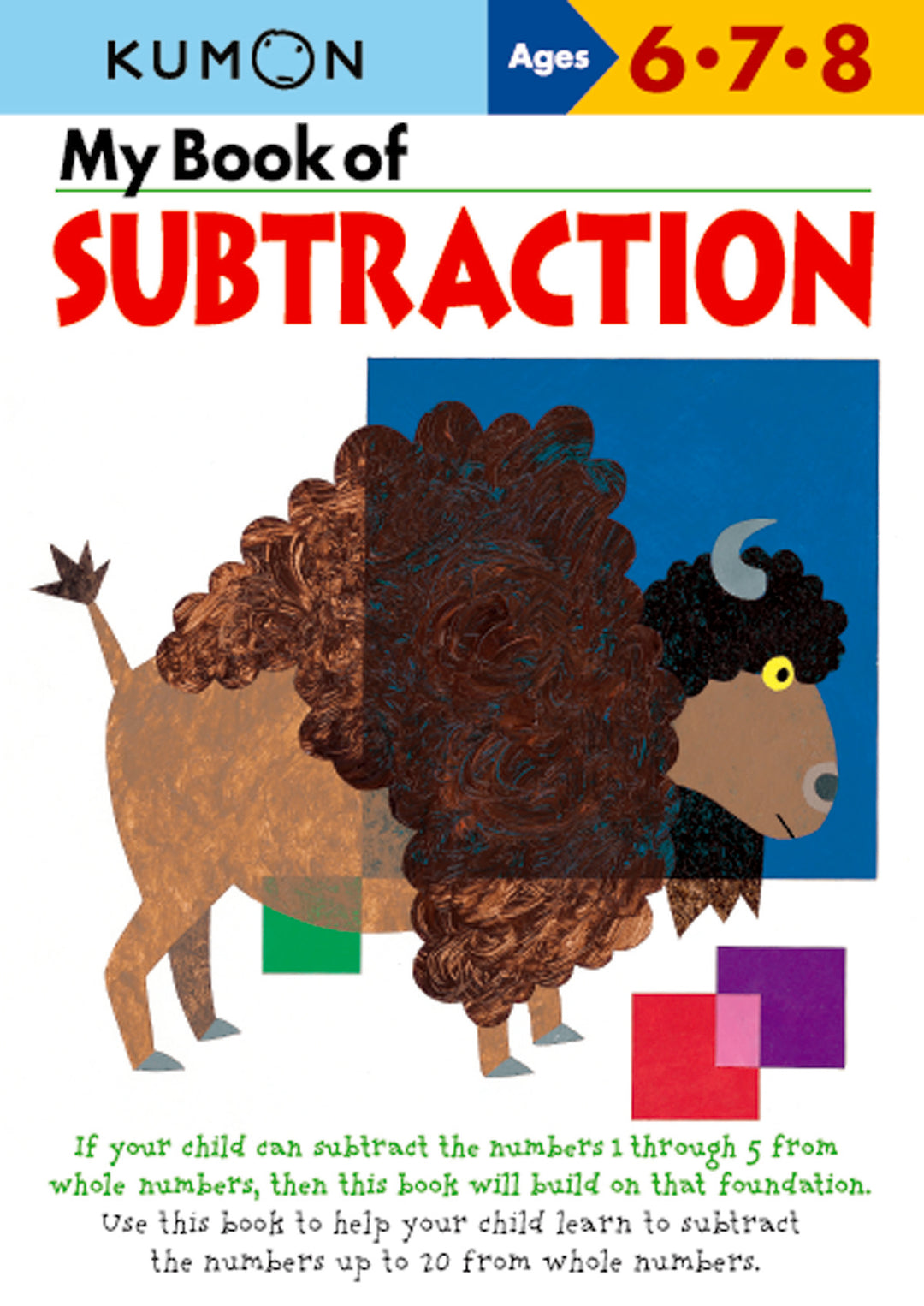 Libro Kumon My book of subtraction
