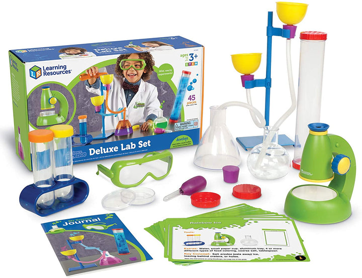 Juego Set de Experimentos Científicos y Microscopio Niños