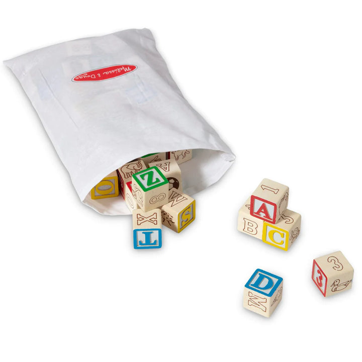 Cubos Abc 123 Didacticos En Madera