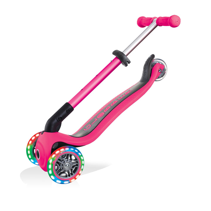 Patineta Globber Junior Con Luces Rosa