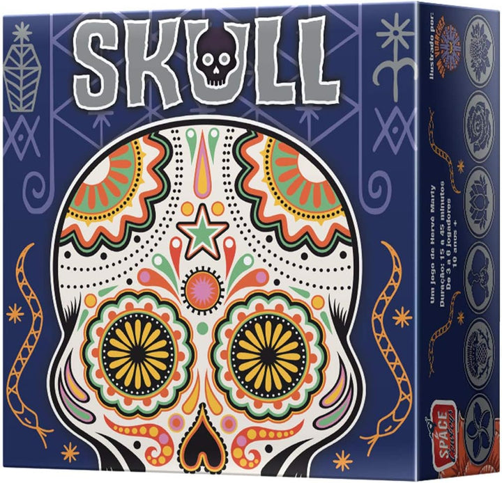Juego De Mesa Calaveras Coloridas