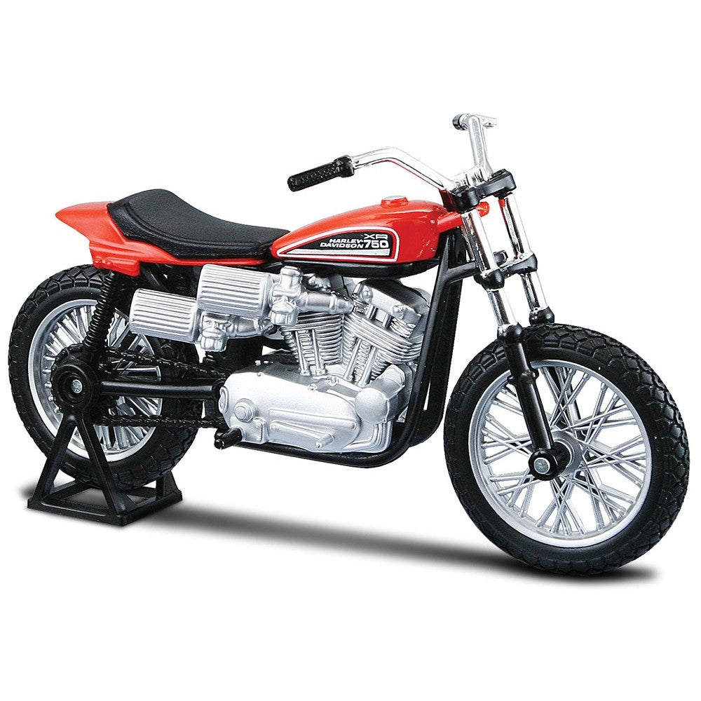 Moto De Colección A Escala 1:18 Xr750 Roja Niños