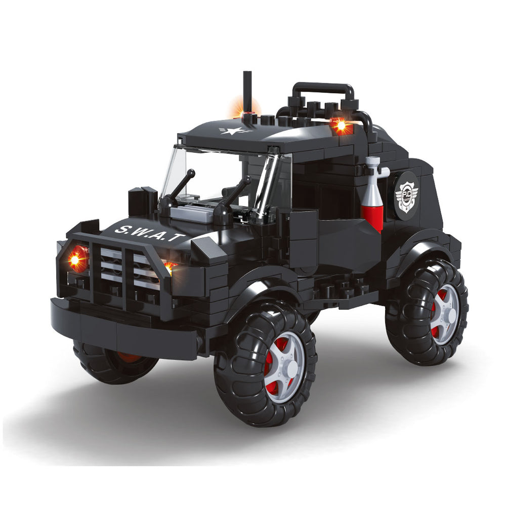 Set De Construccion 208 Piezas Carro De Rescate
