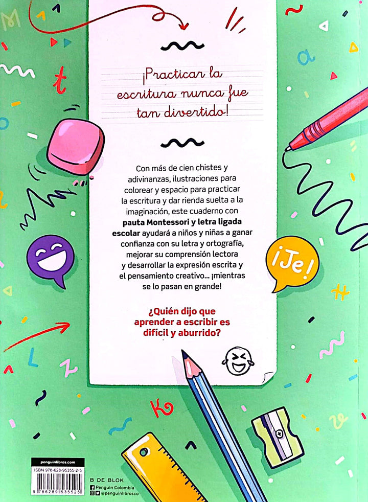 Libro Interactivo Caligrafía Escritura Para Niños