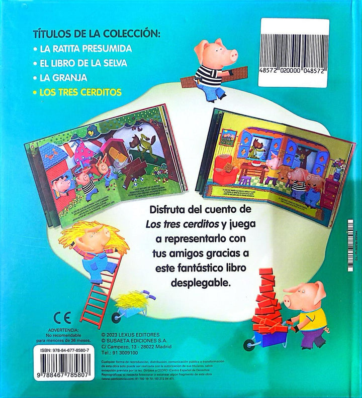 Libro Pop Up Los Tres Cerditos