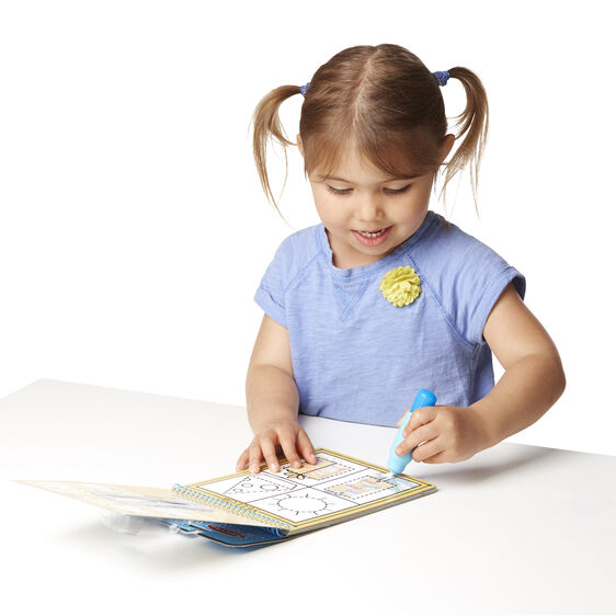 Libro para Pintar con Agua Colores y Formas