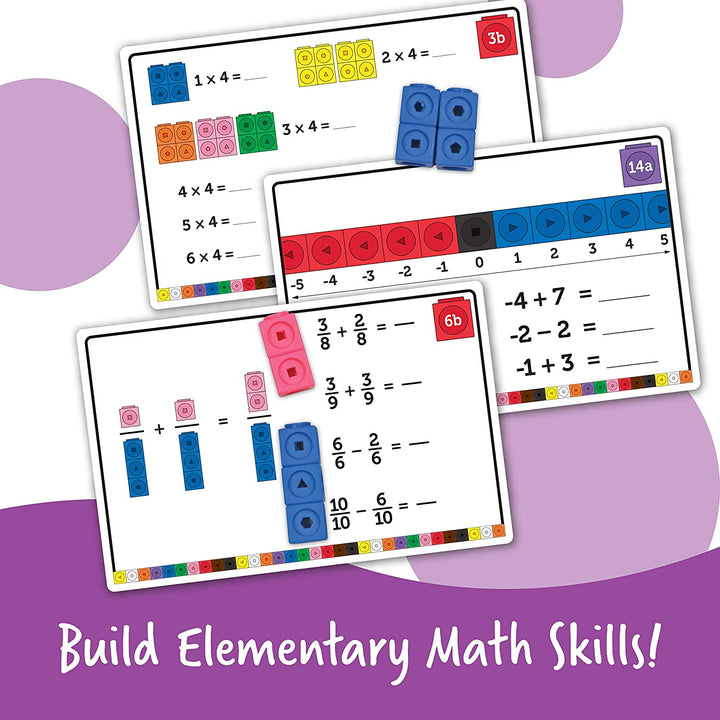Juego Matemático Cubos de Construcción Para Niños