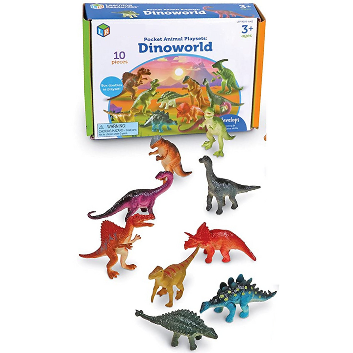 Set De Dinosaurios Figuras De Colección