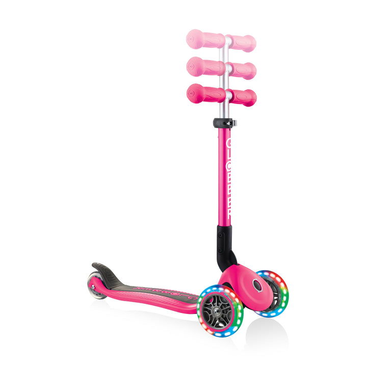 Patineta Globber Junior Con Luces Rosa