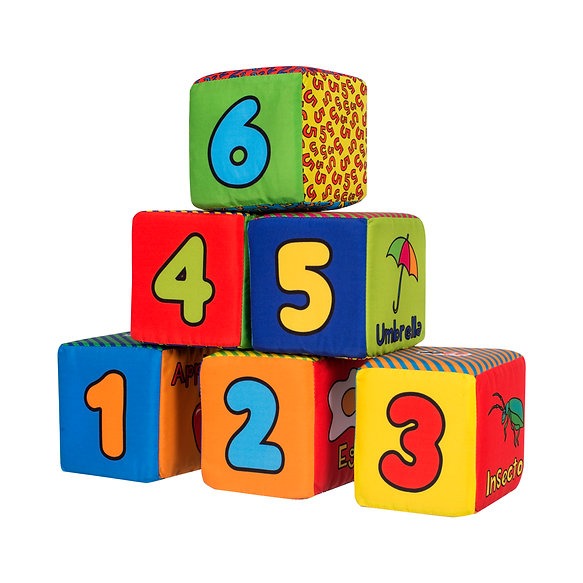 Cubos Didacticos Colores Letras Y Numeros Suave