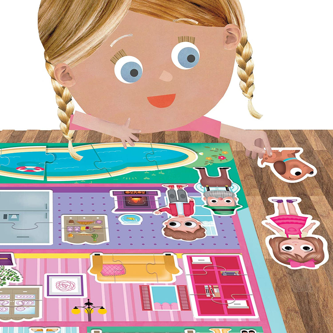 Juego Casa De Muñecas 63 Piezas