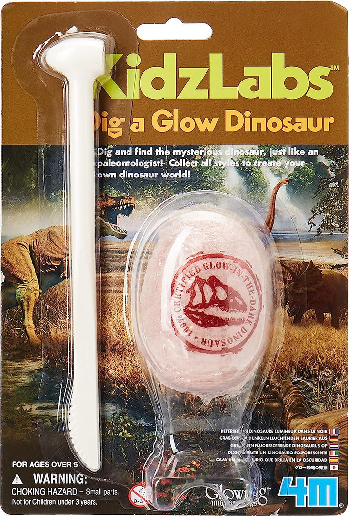 Experimento Excava Dinosaurios Brillantes niños
