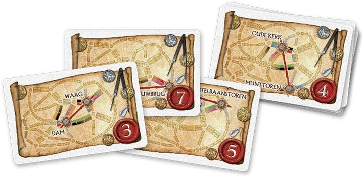 Juego de mesa ¡Aventureros al Tren! Amsterdam