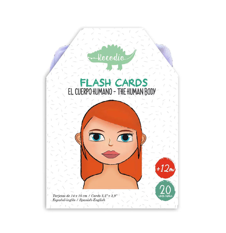 Flash Cards El Cuerpo Humano Cartas Didácticas