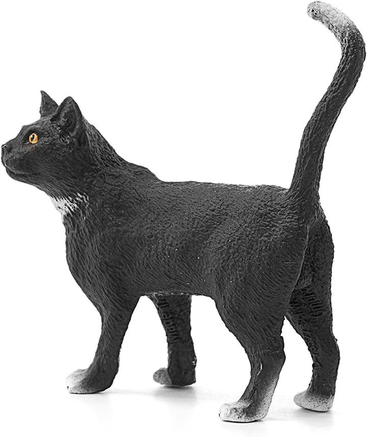 Figura Animales Gato De Pie Pintado a Mano