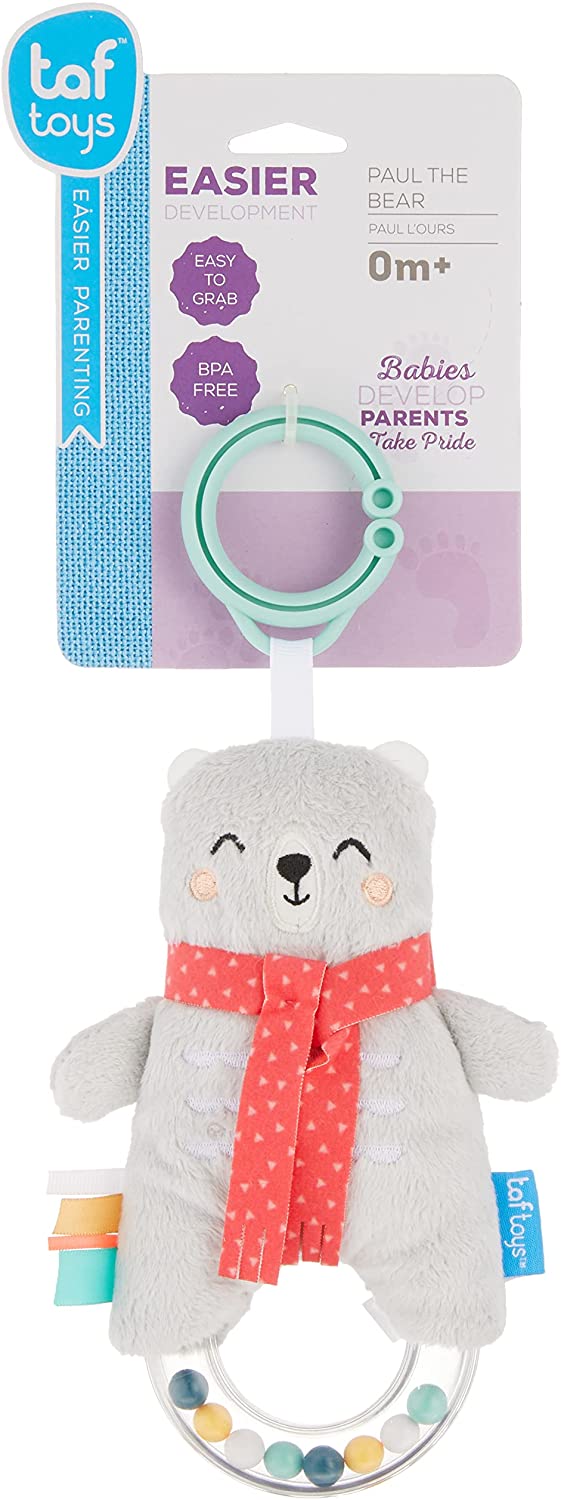 Osito Sensorial Sonajero Para Bebe