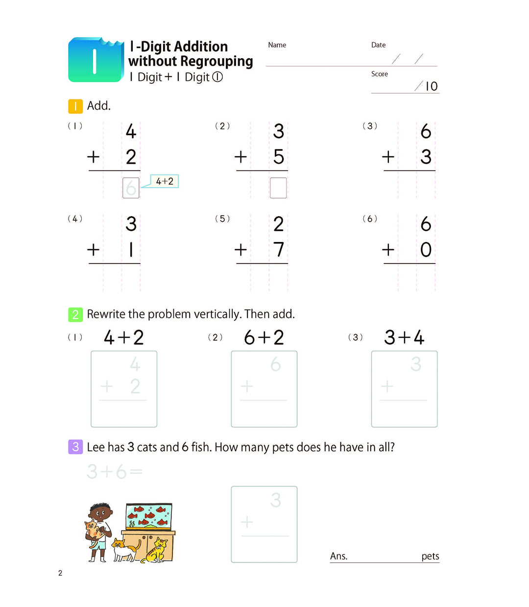 Libro Kumon Actividades Sumas Y Restas Grado 2 En Ingles