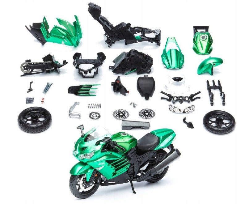 Moto A Escala 1/12 Kawasaki Ninja Coleccionable Para Armar