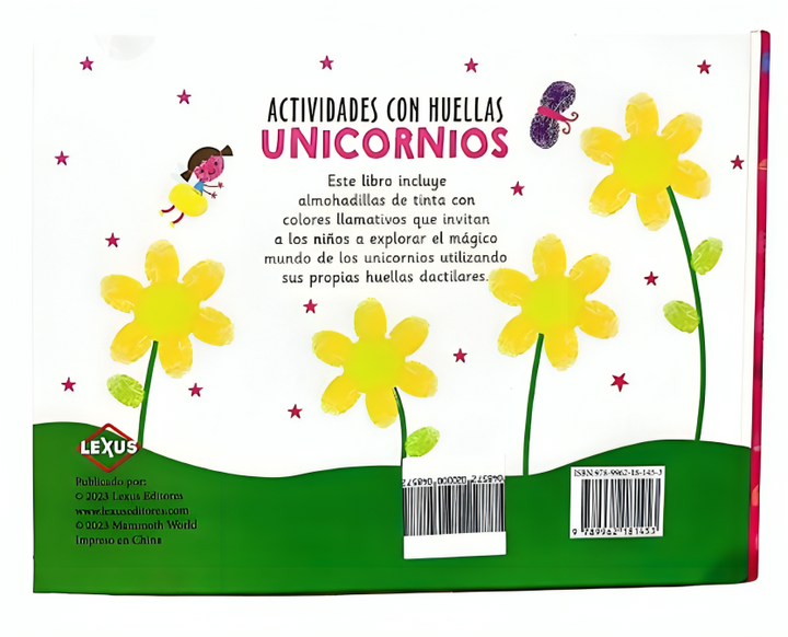 Libro Actividades Con HuellitasUnicornios