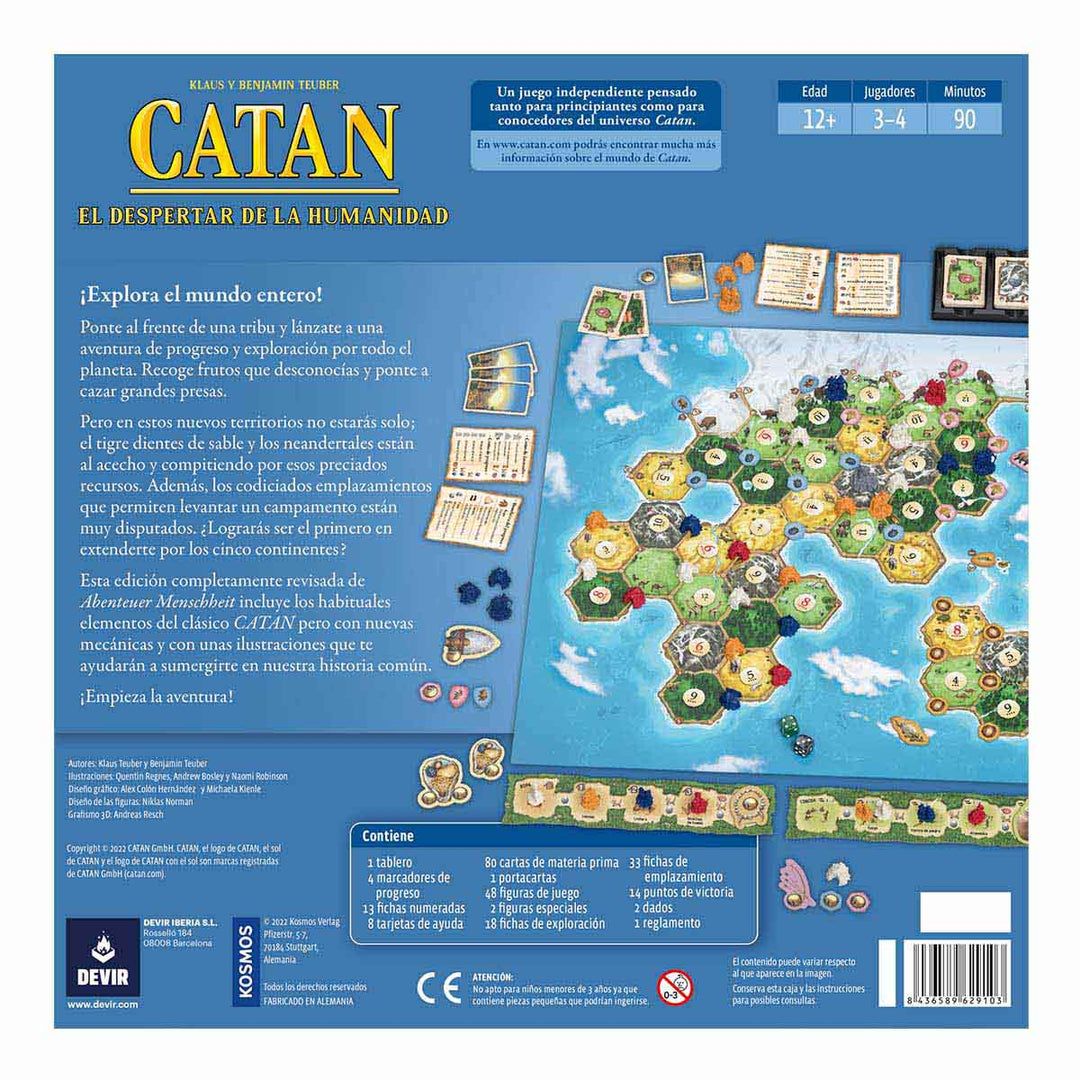 Juego De Mesa Catan El Despertar De La Humanidad
