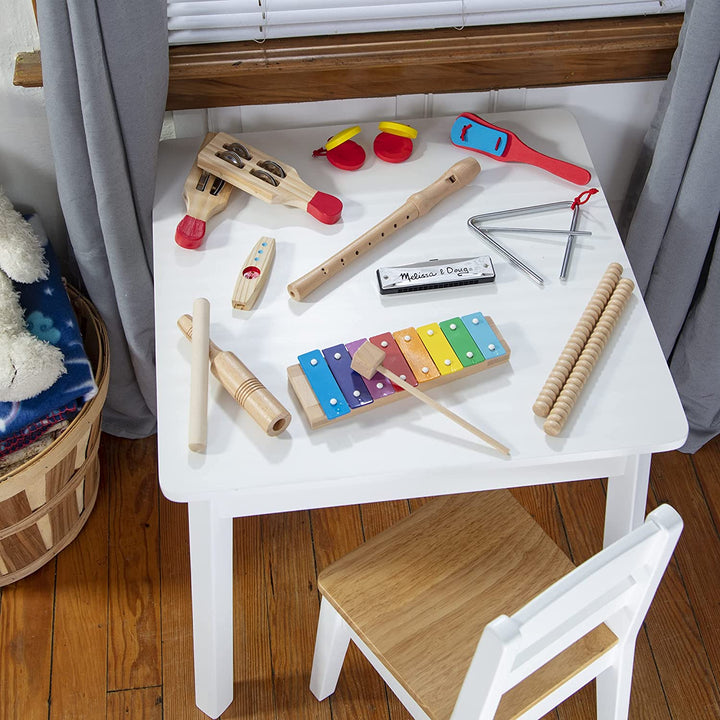 Set De  12 Instrumentos Musicales Madera