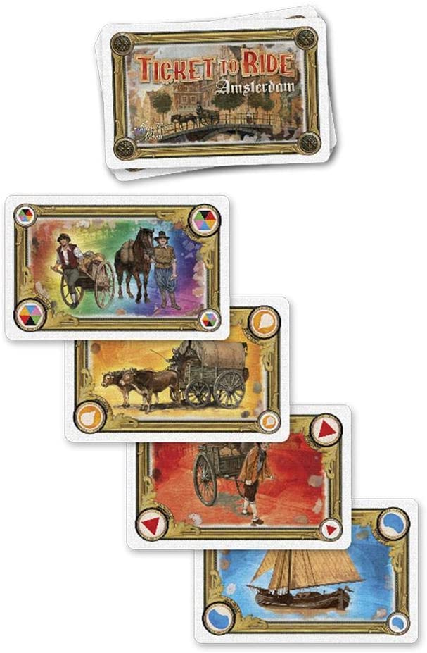 Juego de mesa ¡Aventureros al Tren! Amsterdam