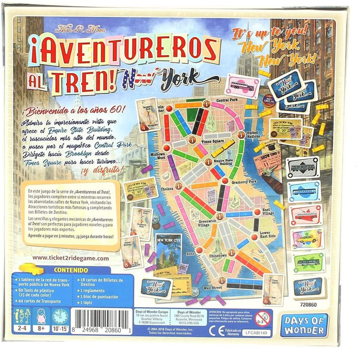 Juego de Mesa ¡Aventureros al Tren! Edicion 15 Años