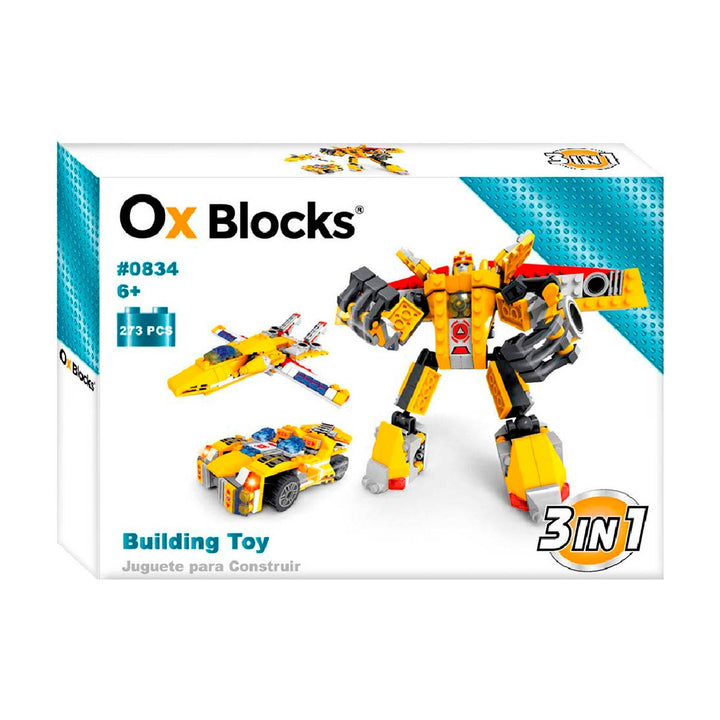 Set De Construccion 273 Piezas Carro 3 En 1