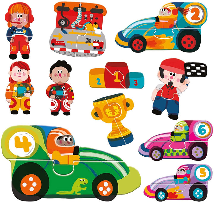Mi Primer Rompecabezas Carros De Carreras 15 en 1
