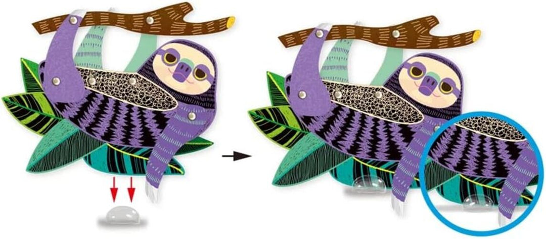 Set De Arte Marionetas Para Raspar Animales