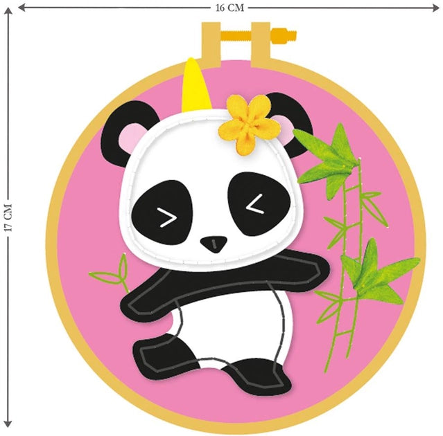 Set De Arte Y Manualidades Bordado Panda