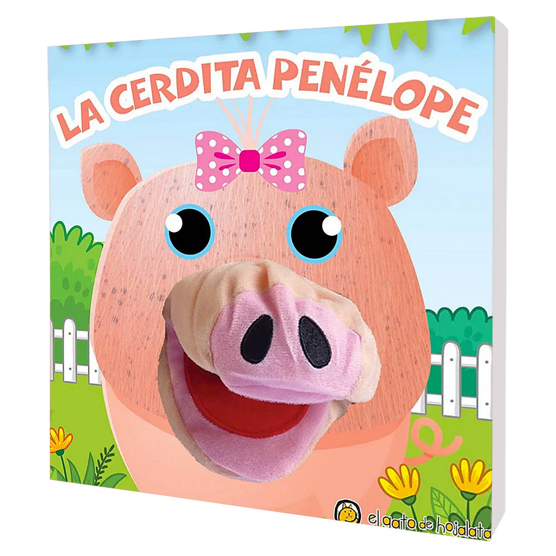 Libro Y Titere De Mano Animales Cerdito