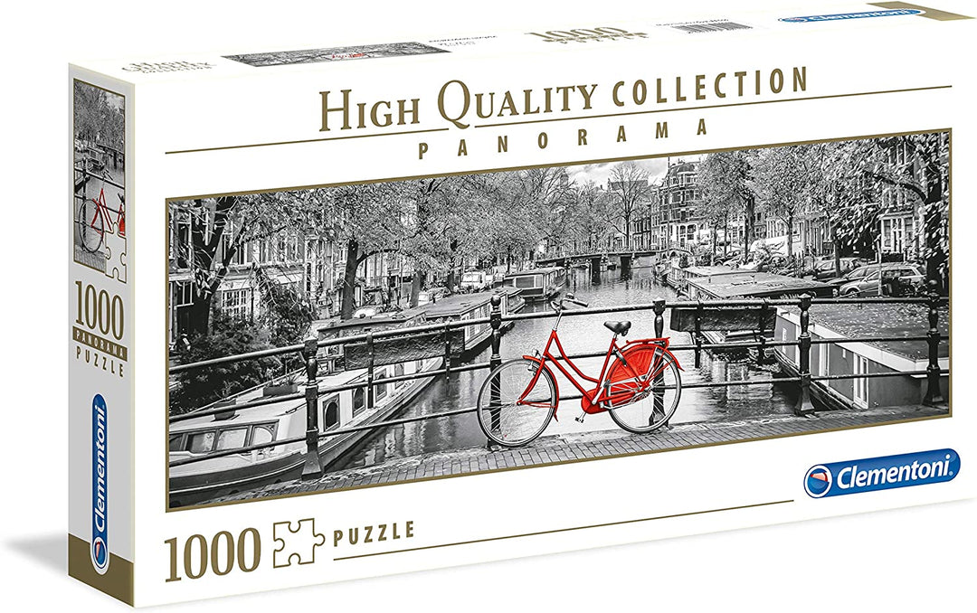 Rompecabezas 1000 Piezas Amsterdam En Bicicleta