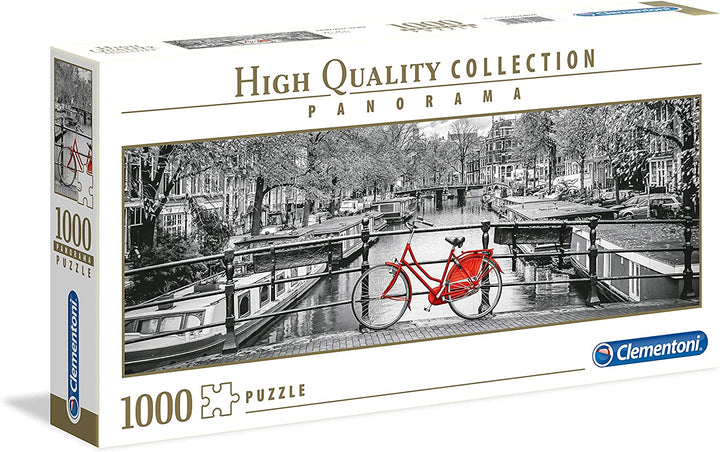 Rompecabezas 1000 Piezas Amsterdam En Bicicleta