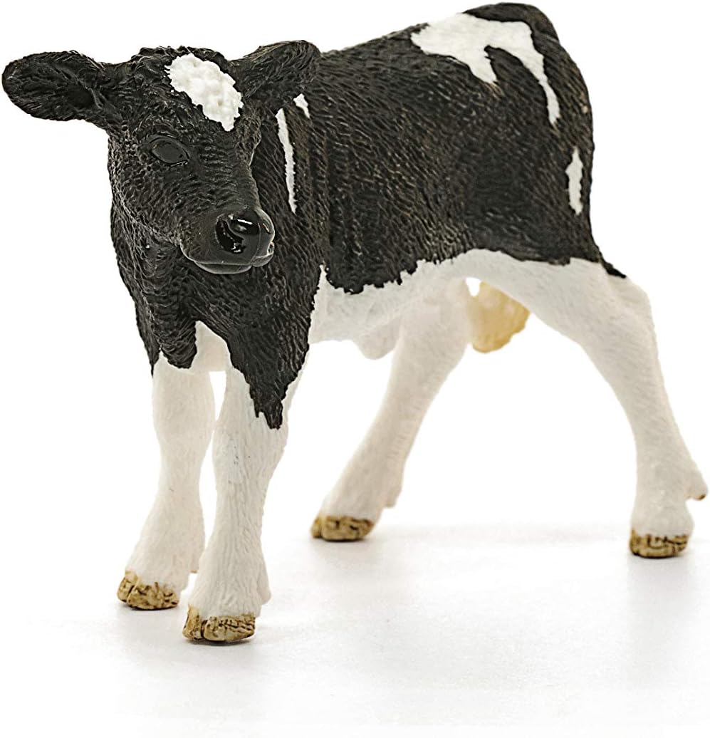 Figura Animales Ternero Pintado A Mano
