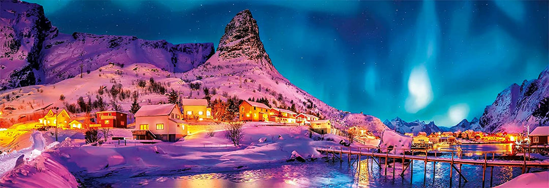 Rompecabezas 1000 Piezas Noruega Auroras Boreales