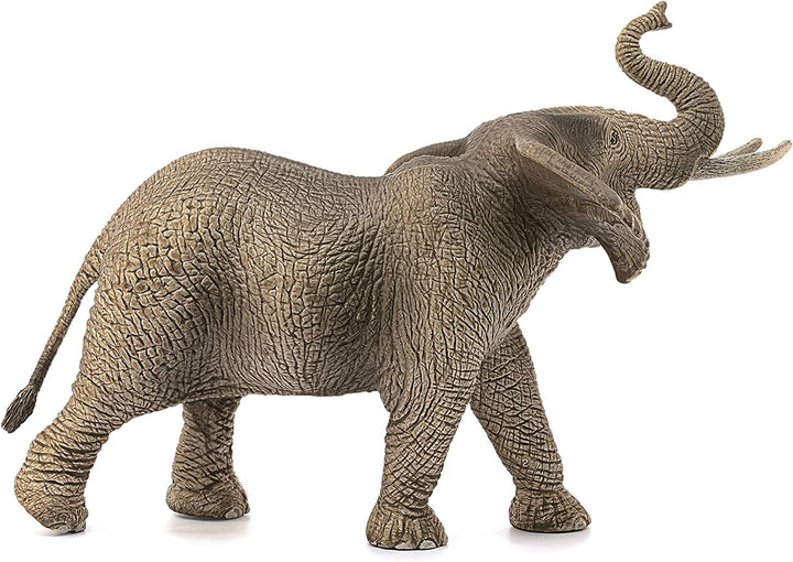 Figura Animales Elefante Africano Macho Pintado A Mano