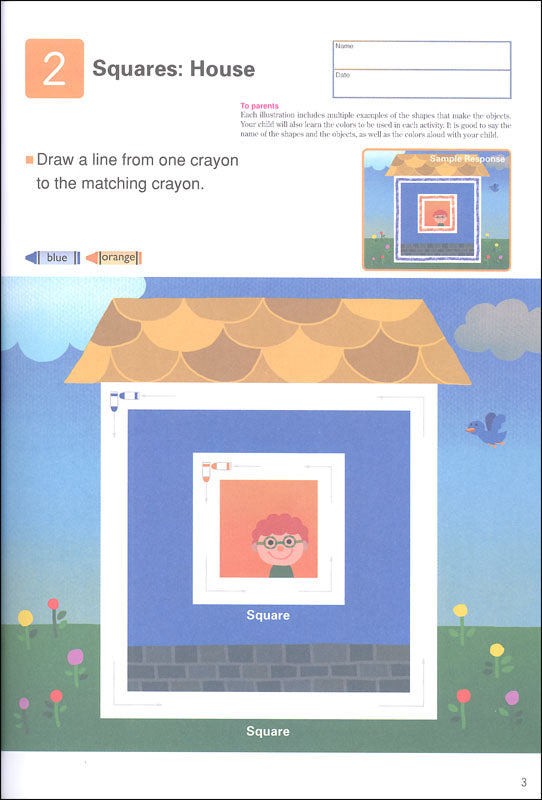 Libro Kumon Formas Y Colores Actividades En Ingles