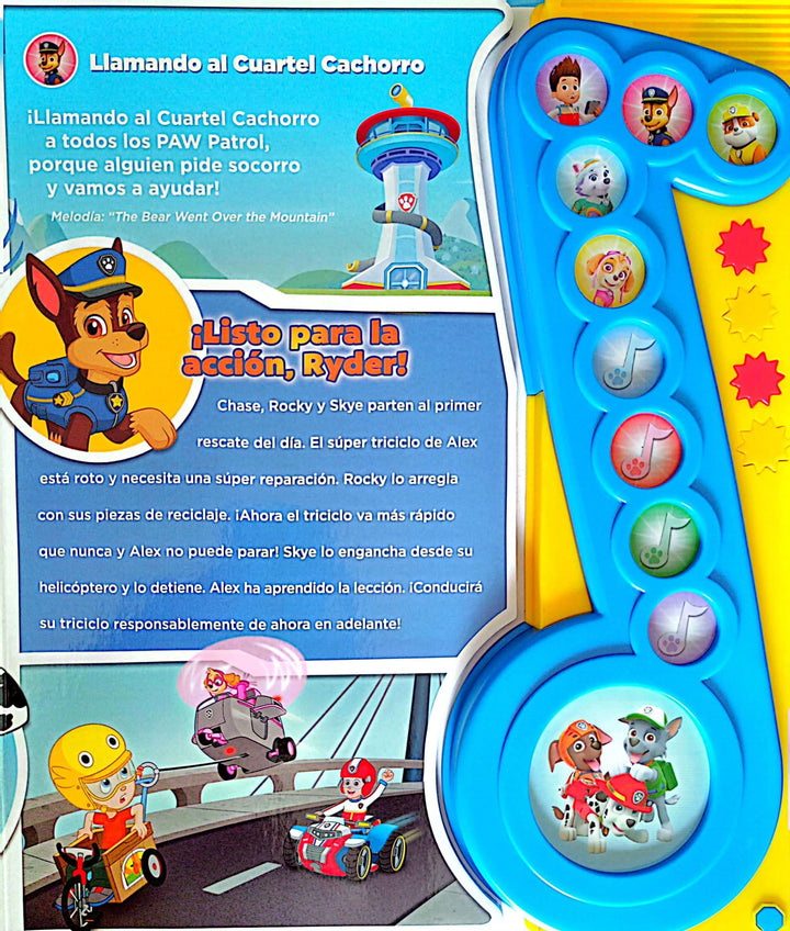 Libro Interactivo Canciones Grandiosas Paw Patrol
