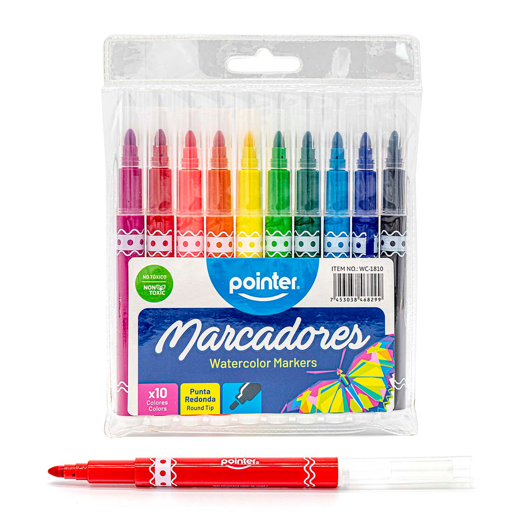Marcadores De Agua Punta Redonda