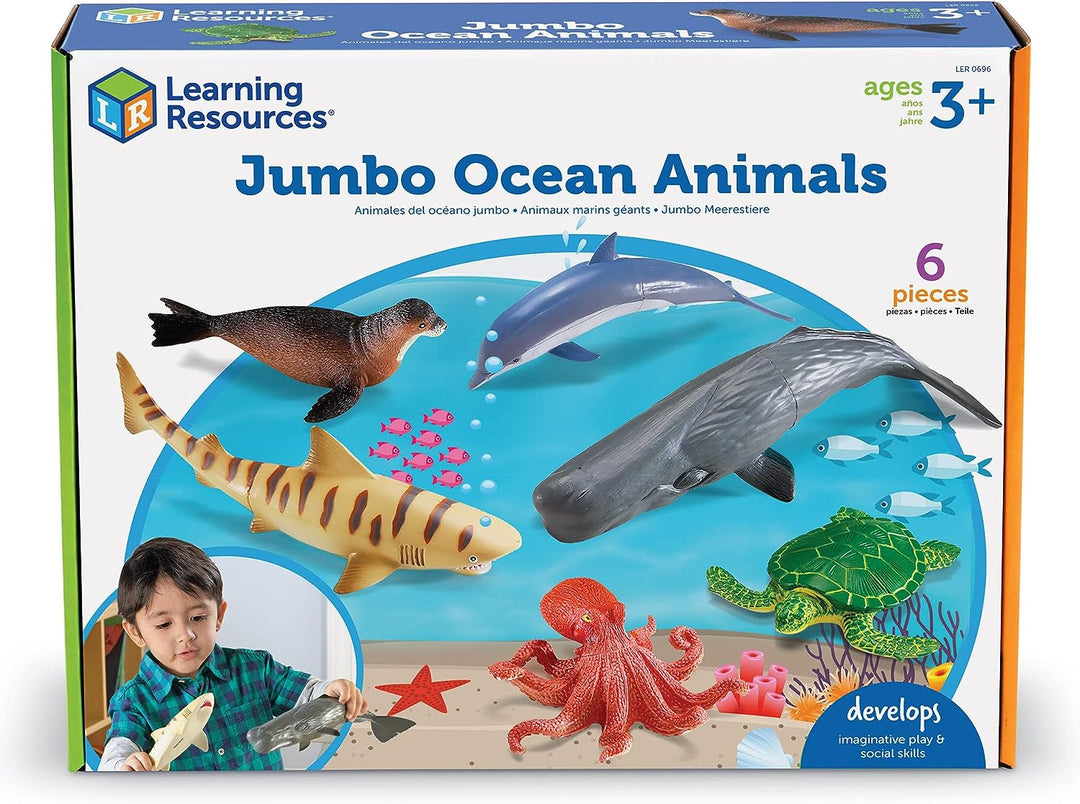 Figuras De Coleccion Animales Del Oceano Jumbo