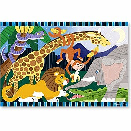 Rompecabezas Tapete de Juego Safari 24 Piezas