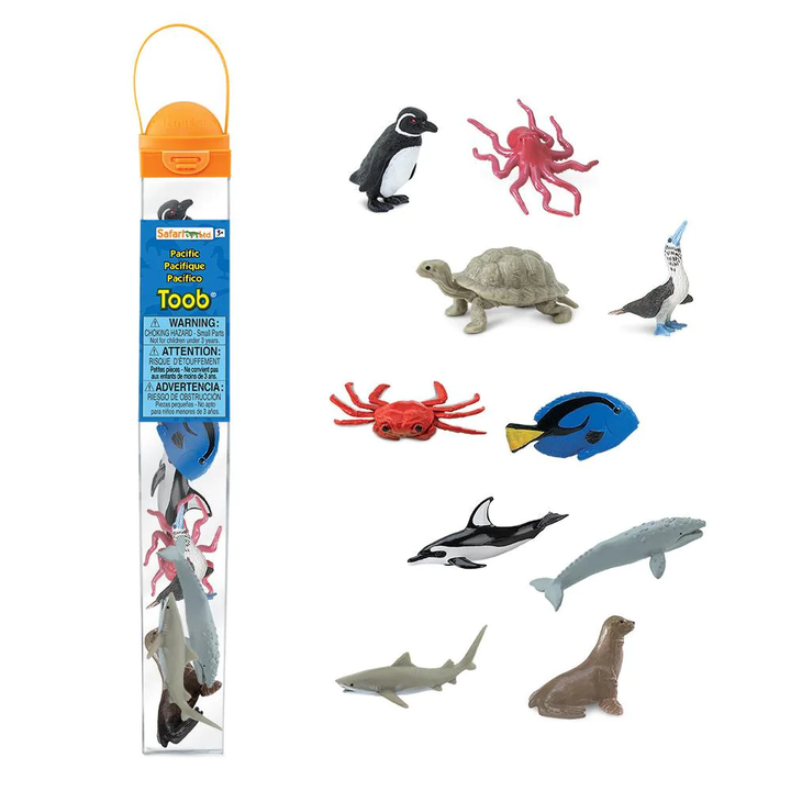 Tubos Animales Del Pacifico Pintado a Mano
