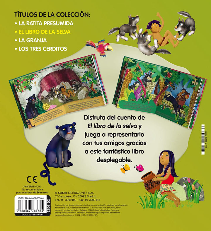 Libro Pop Up El Libro De La Selva