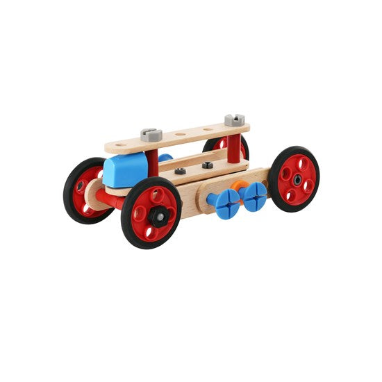 Juego De Construcción En Madera 136 Piezas